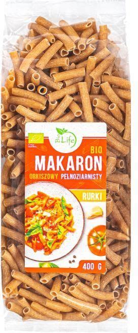 Biolife Makaron Orkiszowy Pełnoziarnisty Rurki 400G Bio Ceny i opinie