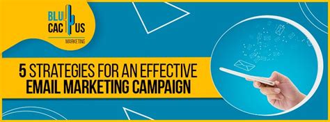 5 Strategies For An Email Marketing Campaign Blucactus Digital Marketing