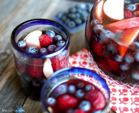 Red White Blue Sangria Noble Pig