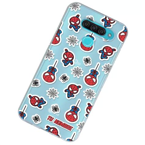 Funda Para Lg Marvel Spiderman Tu Nombre Personalizado Meses Sin