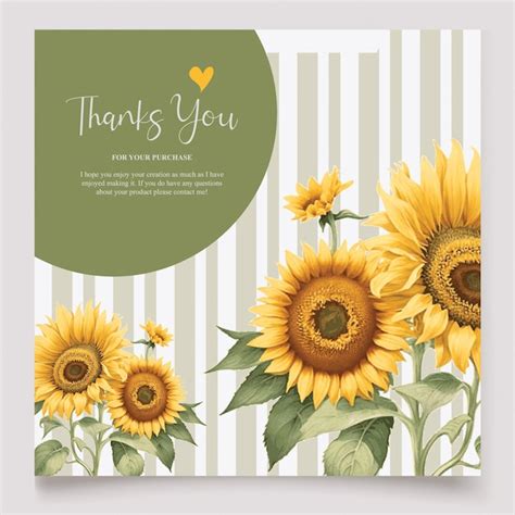 Premium Vector Vector Watercolor Sunflower Border