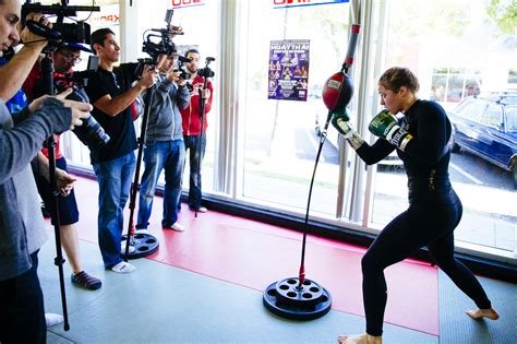 Ronda Rousey Media Workout Photos Mma Fighting