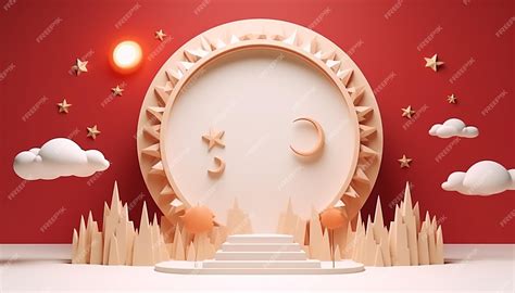 Premium Ai Image Universal Childrens Day Poster Background 3d Art Minimal