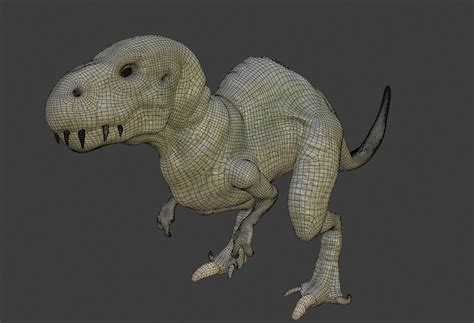 Comic Book Style Dinasour 3d Model Cgtrader