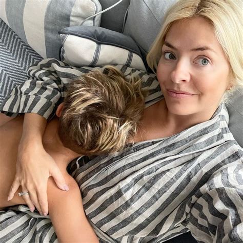 Holly Willoughby Shares Rare Snap Of Son Harry Smiling Hello