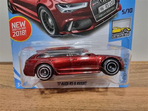 Hot Wheels 17 Audi Rs6 Avant Hotbox Models