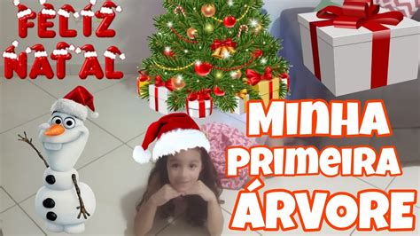 Montamos nossa primeira ÁRVORE de NATAL em casa Laurinha montando