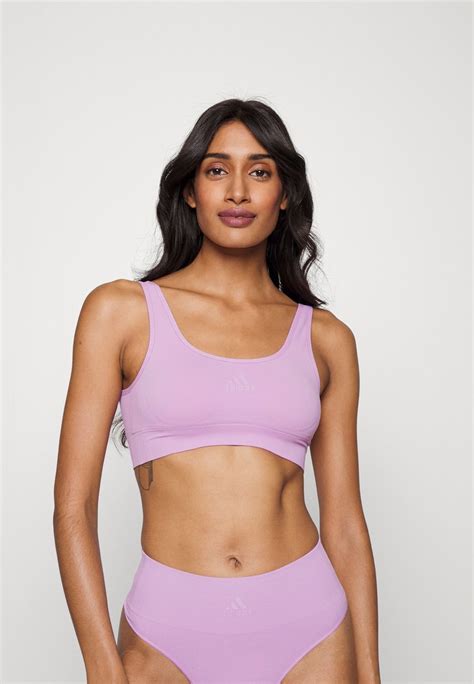 Adidas Sportswear Scoop Lounge Bustier Bliss Lilac Lilac Zalando De