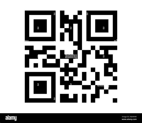 Qr Code Sample 2d Code Pattern On Isolated Background Vector