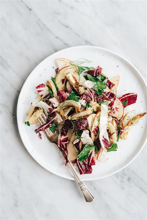 Roasted Fennel Salad With Apple And Radicchio Our Salty Kitchen