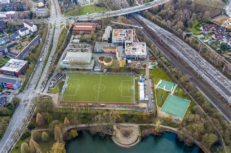 Gladbeck Von Oben Baustelle Zum Neubau Des Schulgeb Udes Des