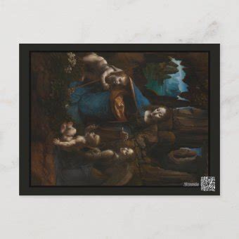 Madonna Of The Rocks Virgin Mary Baby Jesus John Postcard Zazzle