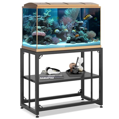 Grehitk Fish Tank Stand Gallon Aquarium Stand Metal Aquarium