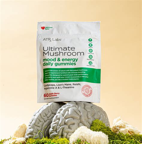 Ultimate Mushroom Daily Gummies For Wellness Atrx Labs