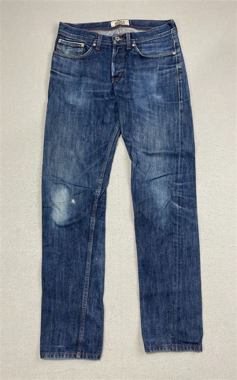 Naked Famous Selvedge Jeans Mens Size 32 X 33 Light Gem