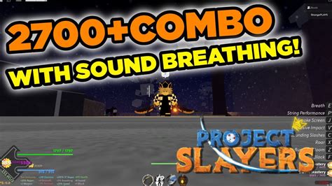 2700 COMBO WITH SOUND BREATHING Project Slayers YouTube