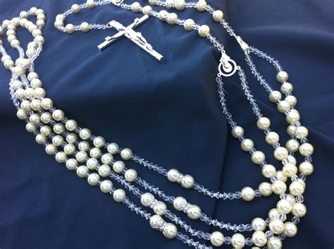 Ivory Pearls And Silver Wedding Lasso Wedding Lasso Crystal Wedding