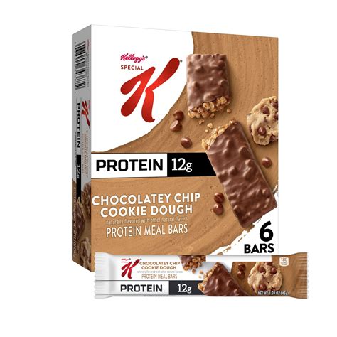 Kellogg S Special K Chocolatey Chip Cookie Dough Chewy Protein Meal