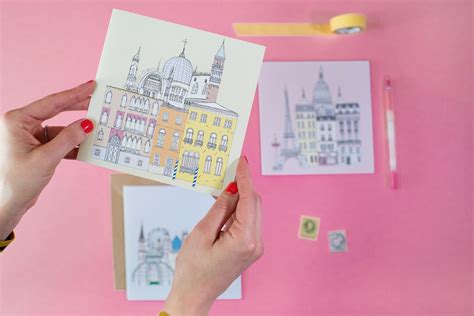 Venice Greetings Card Venice Landmarks Venice Cityscape - Etsy