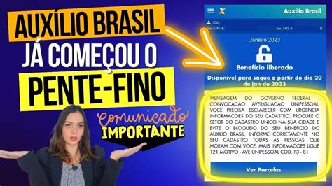 SAIU COMUNICADO URGENTE PRA QUEM RECEBE AUXÍLIO BRASIL NO APP