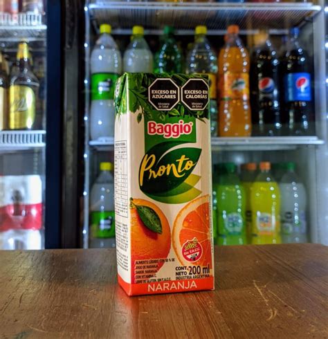 JUGO BAGGIO X 200 NARANJA Atención 24hs