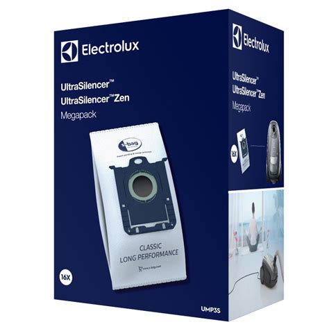 Buy Electrolux Ultra Silencer Vacuum Cleaner Bags 16pk Original S Bag Ump3 Mydeal