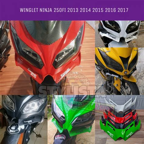 WINGLET NINJA 250 FI 2013 2014 2015 2016 2017 Lazada Indonesia