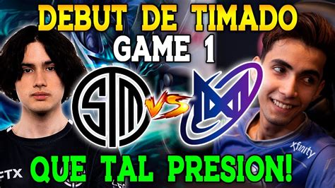 TSM Vs NIGMA GALAXY GAME 1 BO2 Timado Vs Sumail ESL One Malaysia