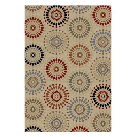 Well Woven Barclay Orchid Fields Modern Geometric Ivory 67 X 96 Area Rug