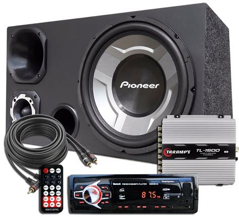 Kit Som Automotivo Caixa Sub Pioneer Aparelho Bluetooth Toca - R$ 699 ...