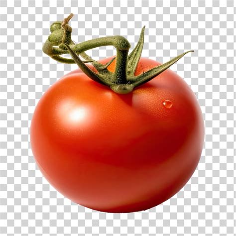 Un Tomate Sobre Fondo Transparente Png Clipart Archivo PSD Premium