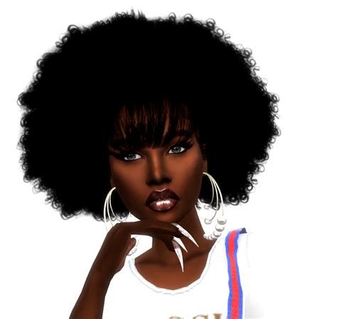 Curly Fro Pack Male And Female Sims 4 Afro Hair Sims Hair Afro Hair