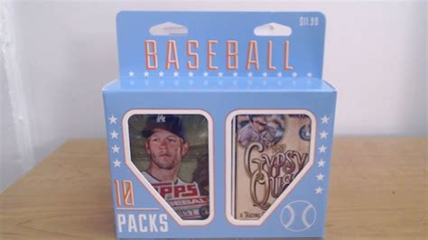 12 Target Baseball Card Box Fairfield Company 10 Pack Repack Youtube