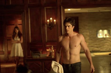 Shirtless Smolder The Vampire Diaries Pictures Of Ian Somerhalder As