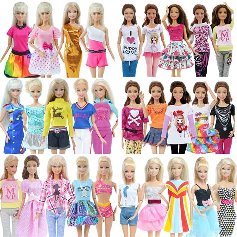 Ensemble Pi Ces Pour V Tements De Poup E Barbie Tenues D Contract Es