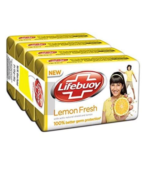 Lifebuoy Lemon Fresh Bathing Soap 125g X 4 Indian On Shop