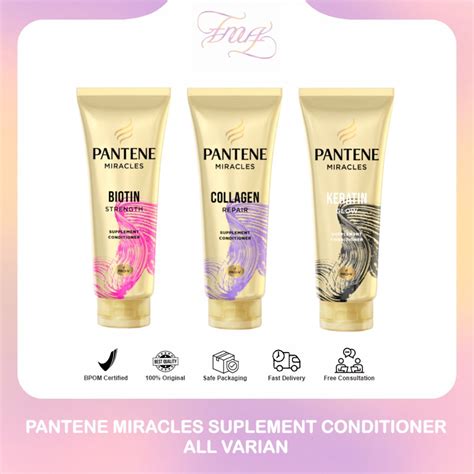 Jual Pantene Conditioner 150ml Miracles All Varian Biotin Strength