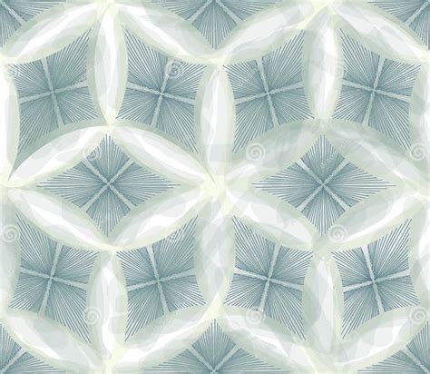 Floral Line Artistic Decorative Endless Patern Abstract Organic Shapes