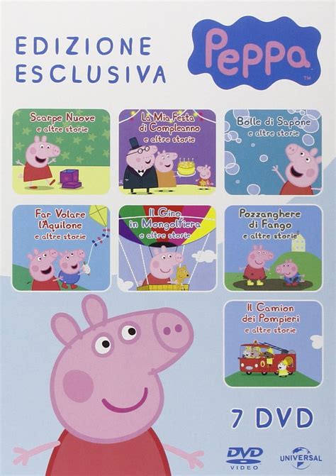 Peppa Pig Boxset Import Italien Amazon Co Uk Dvd Blu Ray