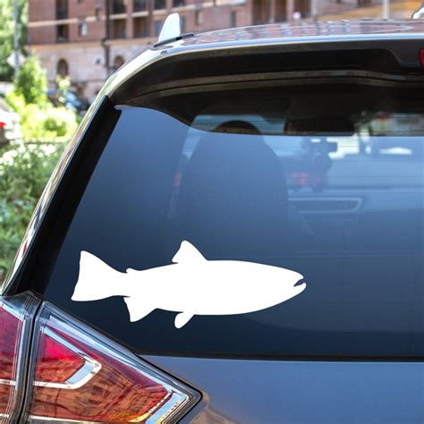 Salmon Decal Etsy