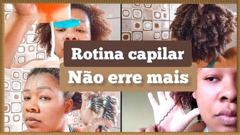 Como Montar Uma Rotina Capilar Passo A Passo Do Pr Shampoo At A