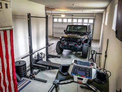 Top Best Garage Gym Ideas Home Fitness Center Designs