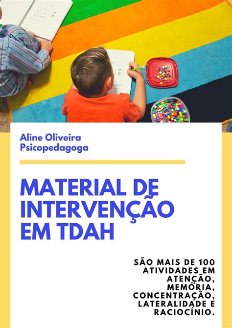 Material De Interven O Em Tdah Aline Cristina Sampaio Oliveira Hotmart