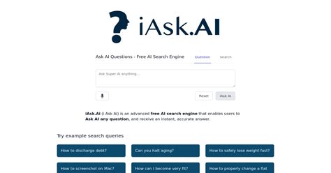 Iaskai Your Free Ai Powered Search Engine For Instant Accurate Answers