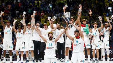 Real Madrid Campe N De La Euroliga De Baloncesto En Directo