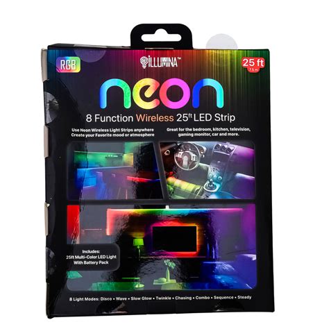 Illumina Rgb Neon Function Wireless Ft Multi Color Led Strip Il