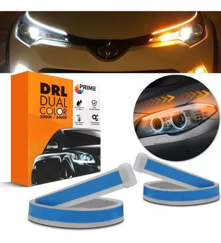 Juego De Tiras LED Para Faros Delanteros Tunning Drl Con Flecha