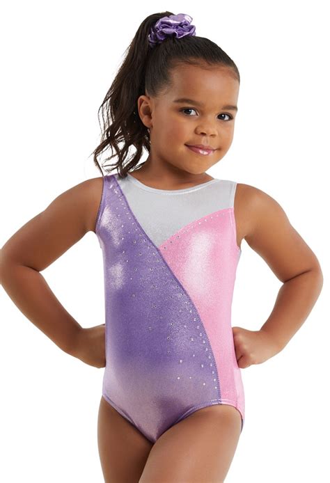 Tricolor Metallic Gymnastics Leotard | Balera™