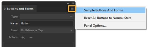 Add Interactive Buttons In Indesign