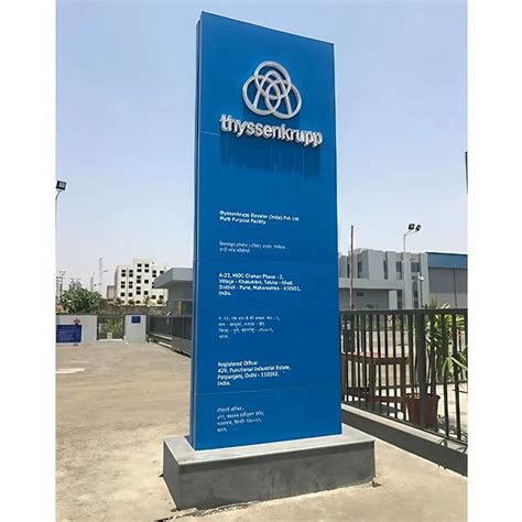 Aluminum LED Signage Board Packaging Type Corrugated Box Shape